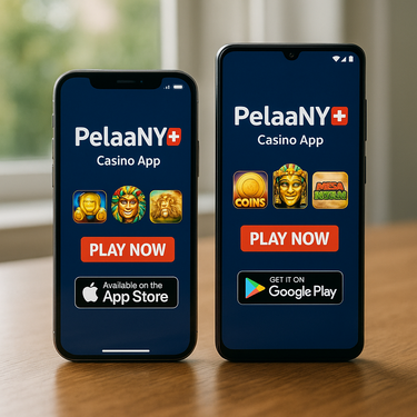 PelaaNYT Casino - Mobile Apps iOS Android - Schweiz Casino App